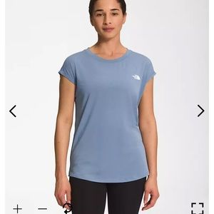 The North Face Women's Blue Short Sleeve Tee